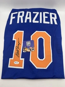 Walt Frazier Autographed SIGNED NY Knicks #10 Jersey FSG COA NBA HOFER 2x CHAMP - Picture 1 of 9