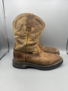 ARIAT Workhog XT Waterproof Soft Toe Leather Work Boots Size 9 D Men’s - Picture 1 of 11