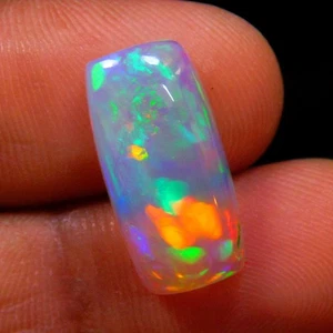 Natural AAA Ethiopian Opal Cabochon Cushion Shape Gemstone 17x8.4x4.7mm 4.45ct - Picture 1 of 3