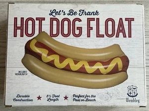 Hot Dog Pool Float 5.5 Feet Long New Sealed - Picture 1 of 4