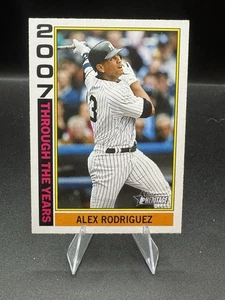Alex Rodriguez 2025 Topps Heritage #TTY-18 Inserto a través de los años Yankees de Nueva York - Imagen 1 de 2