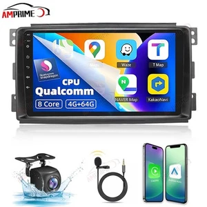 Qualcomm 4+64G Android 15 Autoradio Für Mercedes Benz Smart Fortwo 451 2005-2010 - Bild 1 von 23
