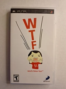 WTF Work Time Fun Sony PSP CIB Excelente Estado - Imagen 1 de 3
