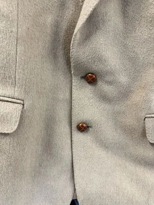 Abrigo deportivo Jean Paul Germain pelo camel para hombre 46L bronceado blazer traje chaqueta Foto 1 de 4