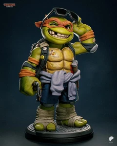 Michelangelo | 6.5-Inch Resin Model Kit | Toon-Style TMNT Party Turtle - Picture 1 of 4