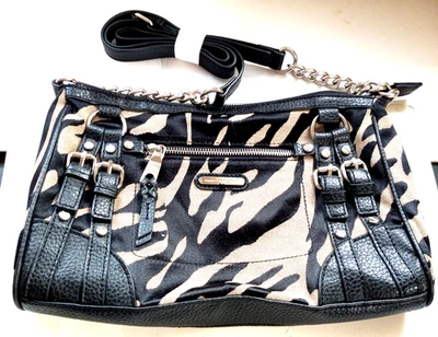 NEW Dana Buchman Crossbody Shoulder Tiger Stripe Purse Bag w/25 in. Strap - Image 1 of 4