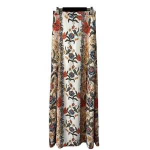 Show Me Your Mumu Open Slit Floral Maxi Skirt Side Zip Size XS - Picture 1 of 10