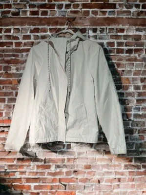 Avalanche Waterproof Hooded Rain Jacket Women’s White NWT - Image 1 of 3