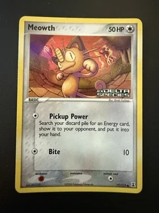 Pokemon TCG EX Delta Species 2005 - Meowth 77/113 Reverse Stamped Holo NM - Bild 1 von 19