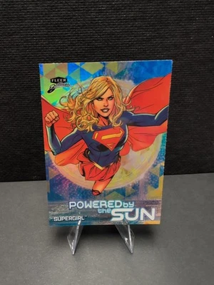 2025 Fleer Brilliants Superman Powered by the Sun SP insert #PS-3 Supergirl - Image 1 of 2