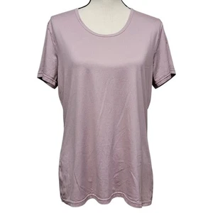 32 Grad cooles lila Tshirt Damen XL Rundhals Kurzarm Active Gym - Bild 1 von 6