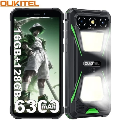 Oukitel G5 Outdoor Handy 16GB+128GB 6300mAh Android 14 Dual SIM 4G Smartphone - Bild 1 von 4