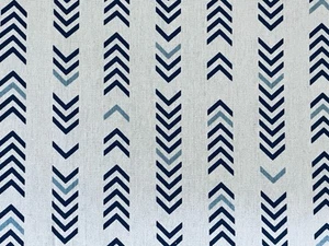 8 Yards PKL Studio Home Decor Navy Arrows Sail 100% Cotton Fabric Made in USA - Picture 1 of 7
