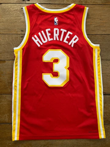 Nike Kevin Huerter Red Atlanta Hawks Swingman Sz 44 Basketball Jersey Cover