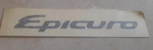 Suzuki Adesivo Emblema Decalcomania Scritta Scooter "Epicuro" - Imagen 1 de 2