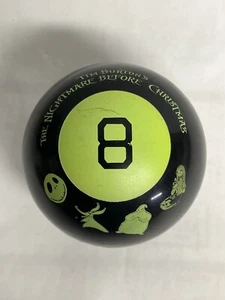 Tim Burton's Nightmare Before Christmas Magic 8 Ball Glow in the Dark Dice USED - Picture 1 of 10