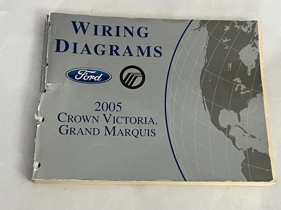 Ford Crown Victoria 2005 diagramas de cableado eléctrico manual de taller policía marqués Foto 1 de 1