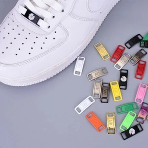 Placas Hebilla Chapa Air Force 1 Plata Logo Accesorio Zapatilla AF1 - Imagen 1 de 2