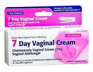 7 Tage vaginale antimykotische Creme mit Applikator generisch Monistat EXP 09/2025 - Bild 1 von 1