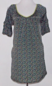 BCBGeneration Womens XS Dress Floral V Neck Keyhole Open Sleeves Multicolor - Picture 1 of 5