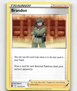 Pokemon Brandon 151/195 Silver Tempest NM/M - Picture 1 of 1