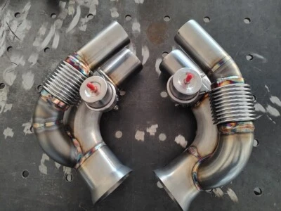 Porsche 991GT3 997GT3 Valved Side Muffler Bypass Pipe - Image 1 of 4