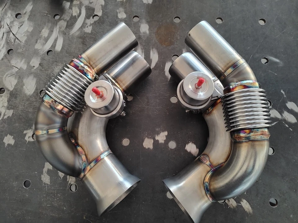 Porsche 991GT3 997GT3 Valved Side Muffler Bypass Pipe - Image 1 of 4