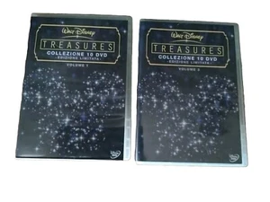 Raro Walt Disney TREASURES Collezione Edizione Limitata 1 e 2 completa 10+10 Dvd - Foto 1 di 1