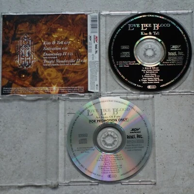 LOVE LIKE BLOOD - An Irony Of Fate PROMO-CD Rebel 84-45322 + Kiss & Tell Maxi-CD - Bild 1 von 4