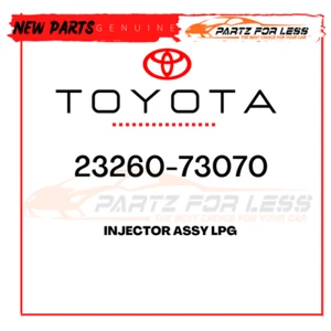 23260-73070 TOYOTA GENUINE INJECTOR ASSY LPG 2326073070 OEM - Picture 1 of 1