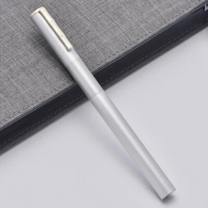 Hongdian H3 Aluminum Alloy Fountain Pen EF/F/Bent Nib with Bamboo Pen Clip - Imagen 1 de 8