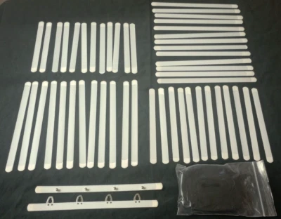 48 Lote Mixto 1/2" Corsé Acero Blanco Deshuesado 9" Busk 3/4" Carcasa Negra 6" 7" 8" Foto 1 de 4