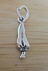 Sterling Silver 19x4mm Southwest Jalapeno Chili Pepper Charm concave on back