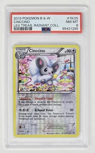 Cinccino (RC19/RC25) PSA 8 (2012) Pokemon B&W: Legendary Treasures Radiant - Bild 1 von 2