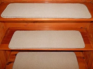 14 = STEP 9" X 30" Stair Treads WOVEN Wool . - Picture 1 of 5