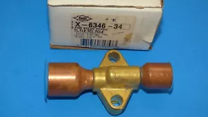 New genuine Alco Controls X-6346-34 Flange Inlet 7/8" Outlet 1-1/8" ODF - Picture 1 of 3