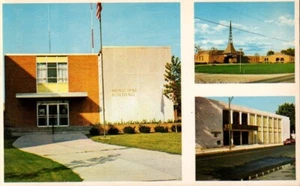 Postcard - Fostoria Municipal Building, Fostoria, Ohio, Multiview 0295 - Picture 1 of 2