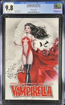 Vampirella 11 CGC 9.8 VARIANT Natalie Sanders VERY RARE COVER! 1 C Elvira - Image 1 of 2