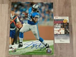 JSA Joique Bell Signed 8x10 Photo File COA Detroit Lions Saints Bears Eagles - Picture 1 of 3
