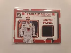 2023 Donruss NASCAR Race Day Relic Austin Dillon #RR-AD Red Parallel 237/250 - Picture 1 of 2