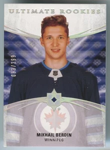 2020-21 UD Ultimate Collection Mikhail Berdin #117 RC /299 Rookie Tier 1 - Picture 1 of 2