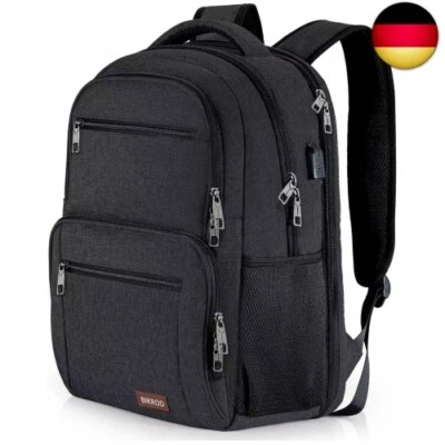BIKROD Rucksack Herren Damen, Schulrucksack Jungen Teenager, Wasserdicht Arbeit
