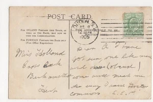 London S.W. Maschinenstempel 1905 auf Postkarte, B106 - Bild 1 von 1