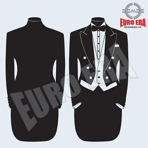 New Groom Tailcoat Tuxedos Wedding Groomsman waistcoat in all sizes - Picture 1 of 1