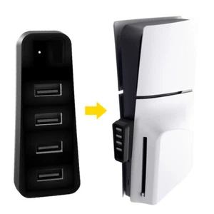 USB Hub High Speed Ladegerät Port Hub Ladegerät Extender nützlich für PS5 Slim Konsole - Bild 1 von 12