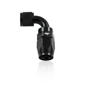 NGR PERFORMANCE 90 Degree Swivel Hose End AN Fitting for Braided Hose (Black) - Picture 1 of 5