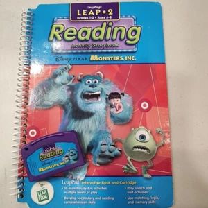 Leapfrog Leappad InteractiveReading Monsters Inc Leap 2 Book Cartridge Grade 1-3 - Picture 1 of 5