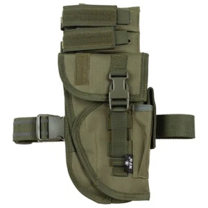 Leg Pistol Holster Tactical MOLLE Right MFH Olive - Picture 1 of 3