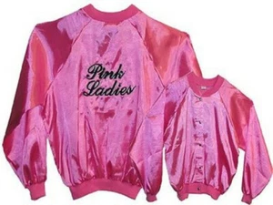 Deluxe Quality Pink Lady Costume Jacket Grease Pink Ladies Size Large - Picture 1 of 1