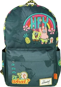 Spongebob Patrick Large 17" Backpack with Laptop Compartment for School Travel - Picture 1 of 4
